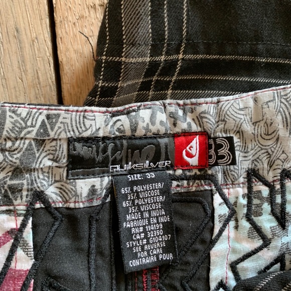 Quicksilver Mens SkateBoard Shorts 33” Waist - Picture 3 of 6